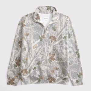 Camouflage Quarter-Zip Pullover